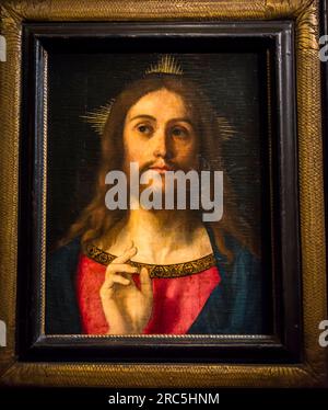 Giovanni Bellini Gemälde von Christus, Jacquemart-André Museum, ein privates Museum im 8. Arrondissement, Paris, Frankreich Stockfoto