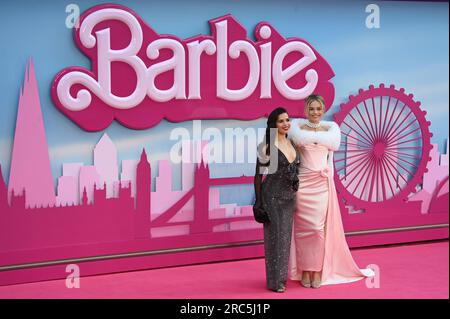 Cineworld Leicester Square, London, Großbritannien. 12. Juli 2023. America Ferrera, Margot nimmt an der europäischen Premiere von Barbie in London Teil. Kredit: Siehe Li/Picture Capital/Alamy Live News Stockfoto