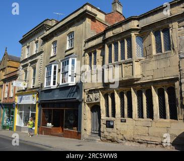 Historisches Glastonbury, Somerset, England. Juni 14 2023. Stockfoto