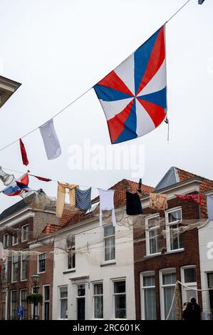 Brielle, Niederlande, feiert die Freiheit, die erste Stadt, die am 1. April 1572 von den Spaniern befreit wurde, die Geschichte der Niederlande Stockfoto