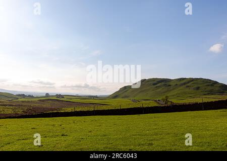 Fantastische Aufnahmen der Landschaft und des Wasserfalls, aufgenommen in North Yorkshire Stockfoto