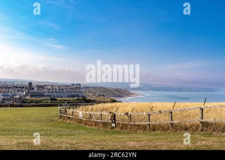 Atemberaubende Aufnahmen aus Whitby Stockfoto