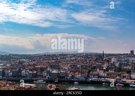 Fantastische Aufnahmen aus Whitby Stockfoto