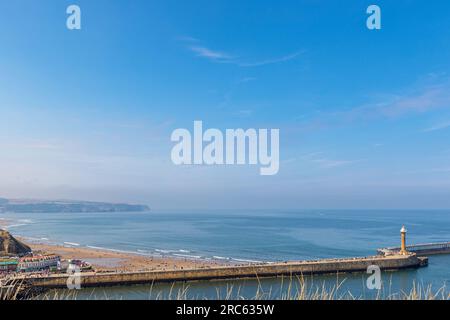 Atemberaubende Aufnahmen aus Whitby Stockfoto