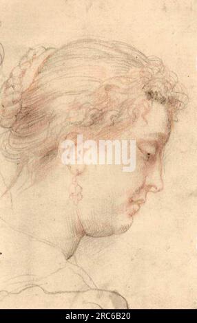 Frau 1632 von Peter Paul Rubens Stockfoto