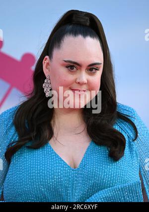 London, Großbritannien. 12. Juli 2023. Sharon Rooney trifft in der Barbie European Premiere in Cineworld, Leicester Square, London ein. Kredit: Doug Peters/EMPICS/Alamy Live News Stockfoto