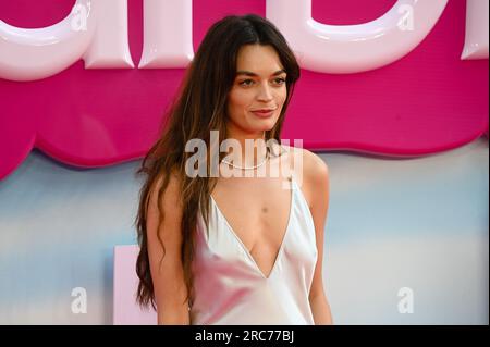 Cineworld Leicester Square, London, Großbritannien. 12. Juli 2023. Emma Mackey besucht die europäische Premiere von Barbie, London, Großbritannien. Kredit: Siehe Li/Picture Capital/Alamy Live News Stockfoto