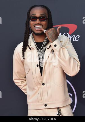 Hollywood, USA. 12. Juli 2023. Quavo wird am 12. Juli 2023 im Dolby Theatre in Hollywood, Kalifornien, für die ESPY Awards 2023 ausgezeichnet. © Lisa OConnor/AFF-USA.com Kredit: AFF/Alamy Live News Stockfoto