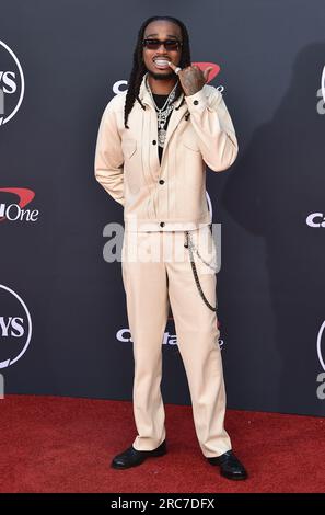 Hollywood, USA. 12. Juli 2023. Quavo wird am 12. Juli 2023 im Dolby Theatre in Hollywood, Kalifornien, für die ESPY Awards 2023 ausgezeichnet. © Lisa OConnor/AFF-USA.com Kredit: AFF/Alamy Live News Stockfoto