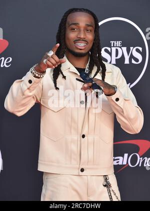 Hollywood, USA. 12. Juli 2023. Quavo wird am 12. Juli 2023 im Dolby Theatre in Hollywood, Kalifornien, für die ESPY Awards 2023 ausgezeichnet. © Lisa OConnor/AFF-USA.com Kredit: AFF/Alamy Live News Stockfoto