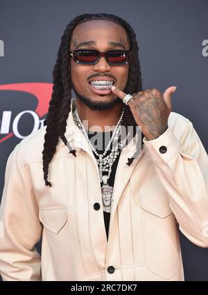 Hollywood, USA. 12. Juli 2023. Quavo wird am 12. Juli 2023 im Dolby Theatre in Hollywood, Kalifornien, für die ESPY Awards 2023 ausgezeichnet. © Lisa OConnor/AFF-USA.com Kredit: AFF/Alamy Live News Stockfoto