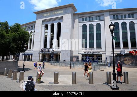 New York City, Usa. 12. Juli 2023. Yankee Stadium in der Bronx, New York City, NY, USA am 12. Juli 2023. Foto: Charles Guerin/ABACAPRESS.COM Kredit: Abaca Press/Alamy Live News Stockfoto