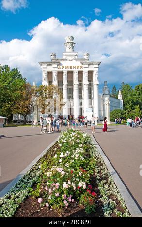 Moskau, Russland - 30. Juni 2023: Armenien Pavillon All-Russian Exhibition Center Stockfoto