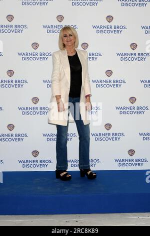 Mailand, Italien. 13. Juli 2023. Mailand, Präsentation der Flugpläne 2023/2024 Warner Bros - Discovery - Luciana Littizzetto Credit: Independent Photo Agency/Alamy Live News Stockfoto