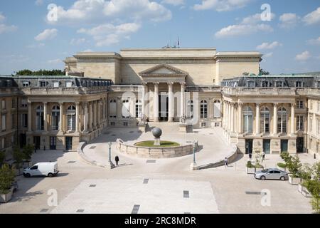 Paris, Frankreich. 08. Juni 2023. Blick auf den Innenhof der französischen Nationalversammlung in Paris am 8. Juni 2023. Foto: Raphael Lafargue/ABACAPRESS.COM Kredit: Abaca Press/Alamy Live News Stockfoto