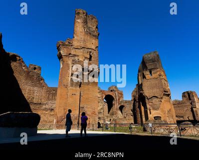 Terme di Caracalla, Roma, Latium, Italien, SPQR, Stockfoto