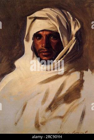 Ein Beduinen-Araber 1891 von John Singer Sargent Stockfoto