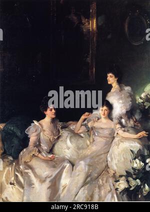 Das Wyndham Sisters 1899 von John Singer Sargent Stockfoto