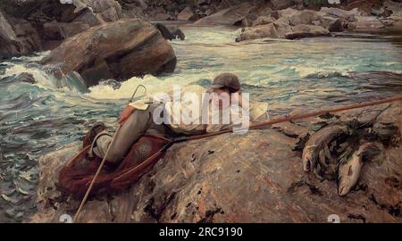 On His Holidays, Norway 1901 von John Singer Sargent Stockfoto