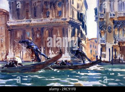 Am Kanal 1903 von John Singer Sargent Stockfoto