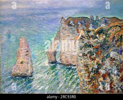 Claude Oscar Monet – die Felsnadel und die Porte dв TAval Stockfoto