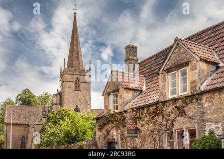 Geografie/Reisen, Großbritannien, Wiltshire, Lacock, das Dorf Lacock, WILTSHIRE, ENGLAND, ZUSÄTZLICHE-RECHTE-FREIGABE-INFO-NICHT-VERFÜGBAR Stockfoto