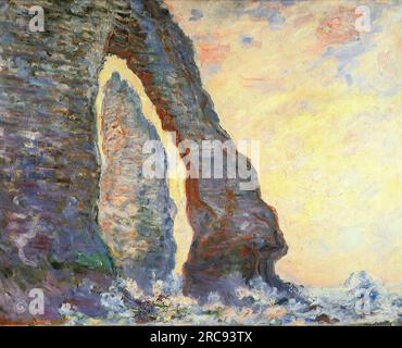 Claude Oscar Monet – die Felsnadel durch den Porte des Aval 1885-86 Stockfoto