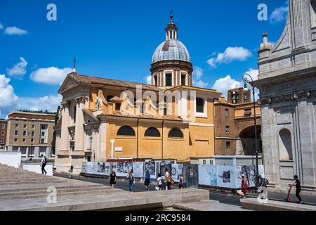 Chiesa San Rocco All' Augusteo im Largo San Rocco in Rom, Latium, Italien Stockfoto