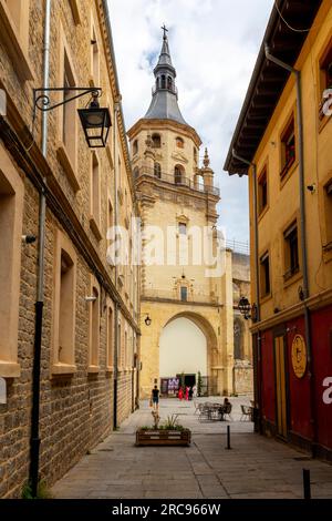 Kathedrale Santa Maria in (Alte Kathedrale), Vitoria-Gasteiz, Baskenland, Spanien. Stockfoto