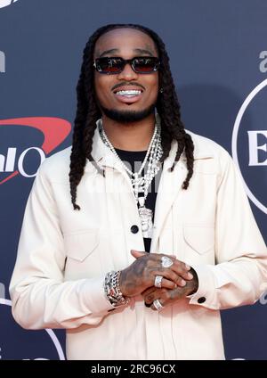 HOLLYWOOD, Kalifornien - 12. JULI: Quavo bei der ESPYS 2023 im Dolby Theater in Los Angeles, Kalifornien am 12. Juli 2023. Kredit: Faye Sadou/MediaPunch Stockfoto