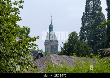 Blick auf die Lutherkirche, die alte evangelische Stadtkirche in Bonn Stockfoto