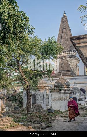 12 25 2014 Bodh Gaya ist eine religiöse Stätte und ein Wallfahrtsort im Zusammenhang mit dem Mahabodhi-Tempelkomplex im Bezirk Gaya im Bundesstaat Bihar, Stockfoto