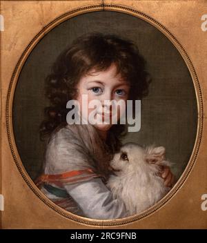 Elisabeth Louise Vigee Le Brun: „Elisabeth Maria Filipina Mniszech“ (1797) Stockfoto