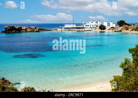 Griechenland, Insel Karpathos, Lefkos Stockfoto