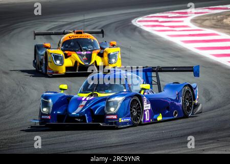 Le Castellet, Frankreich. 13. Juli 2023. 10 MOSS Nick (gbr), VAN BERLO Glenn (nld), Eurointernational, Ligier JS P320 - Nissan, Aktion während der 2. Runde des Michelin Le Mans Cup 2023 auf dem Circuit Paul Ricard vom 14. Bis 16. Juli 2023 in Le Castellet, Frankreich - Foto Paulo Maria/DPPI Credit: DPPI Media/Alamy Live News Stockfoto