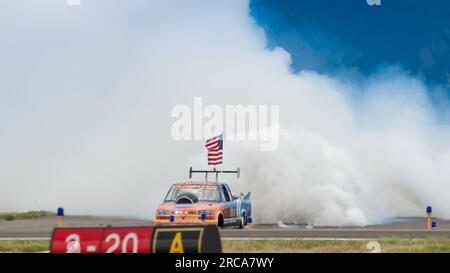 Flash Fire Jet Truck Stockfoto