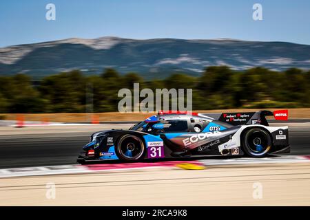 Le Castellet, Frankreich. 13. Juli 2023. 31 WOLFF Jacques (Fra), DOQUIN Antoine (Fra), MICHAL Fabien (Fra), Racing Spirit of Lemans, Ligier JS P320 - Nissan, Action während der 2. Runde des Michelin Le Mans Cup 2023 auf der Rennstrecke Paul Ricard vom 14. Bis 16. Juli 2023 in Le Castellet, Frankreich – Photo Paulo Maria/DPPI Credit: DPPI Media/Alamy Live News Stockfoto