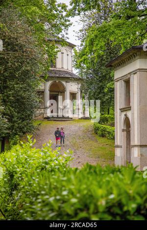 Sacro Monte, Orta San Giulio, Orta-See, Piemont, Italien Stockfoto