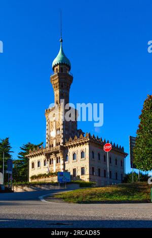 Villa Crespi, Orta San Giulio, Orta-See, Piemont, Italien Stockfoto