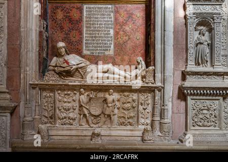 Kapelle der Jungfrau (Cappella del Doncel), Kathedrale Santa María la Mayor, Sigüenza, Guadalajara, Castile la Mancha, Spanien Stockfoto