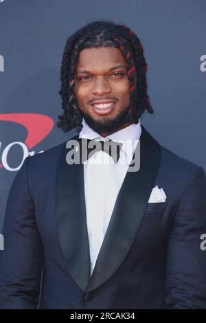 Hollywood, Kalifornien, 12. Juli 2023. Damar Hamlin bei den ESPY Awards 2023 im Dolby Theatre in Hollywood, Kalifornien, am Mittwoch, den 12. Juli 2023. (Foto von Crash/imageSPACE) Kredit: Imagespace/Alamy Live News Stockfoto