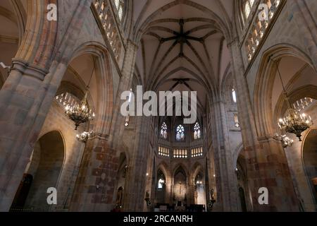 Die Kathedrale von Santiago ist eine römisch-katholische Kirche in der Stadt Bilbao. Die Kirche wurde zwischen dem 14. Und 15. Jahrhundert als Bilbaos wichtigste Pfarrkirche erbaut. Stockfoto