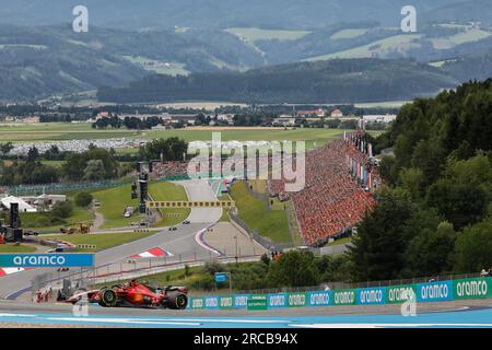 Spielberg, Österreich. Juli 2. 2023. Formel 1: Rolex-Grand-Prix auf dem Red Bull Ring, Österreich. Bild: Charles Leclerc (MON) von Scuderia Ferrari im Ferrari SF-23 während des Rennens © Piotr Zajac/Alamy Live News Stockfoto