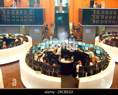 Börse, Frankfurt Am Main, Hessen, Deutschland Stockfoto