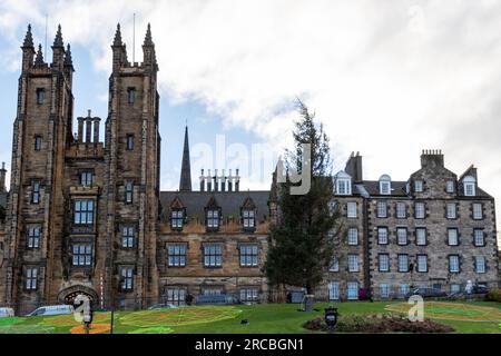 Wunderschöne Aufnahmen von Edinburgh City, aufgenommen in Schottland Stockfoto