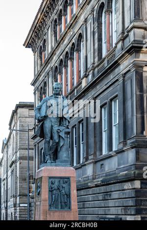 Wunderschöne Aufnahmen von Edinburgh City, aufgenommen in Schottland Stockfoto