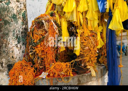 Rahu Raaghu Tirunageswaram Naganathar Tempel für den Mondaufstieg rahu in Thirunageshwaram nahe Kumbakonam, Tamil Nadu, Südindien, Indien Stockfoto