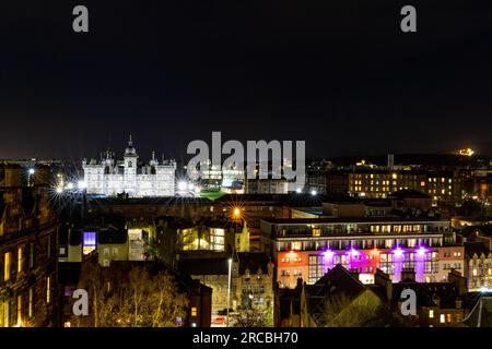 Wunderschöne Aufnahmen von Edinburgh City, aufgenommen in Schottland Stockfoto