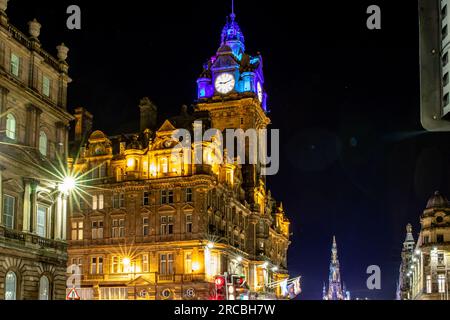 Wunderschöne Aufnahmen von Edinburgh City, aufgenommen in Schottland Stockfoto