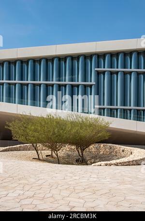 Gebäude der Katar-Nationalbibliothek in Doha, Katar Stockfoto